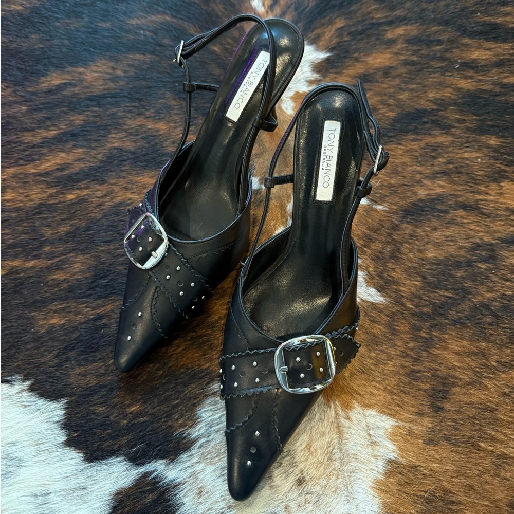 TONY BIANCO Black Sadie heel